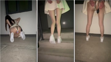 【眼眸出品】第五十三部 《户外之楼梯调教秒C神器+充气肛S》