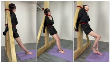 【眼眸出品】第三十六部《半蹲罚站+脚钉惩罚》