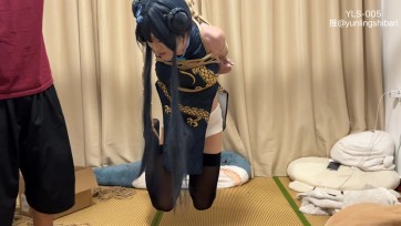 【夜之城工作室】咲妃开口器吊缚强糕调教