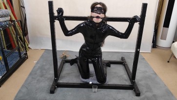 【随心原创】杨蕊 被俘虏的胶衣搜查官 流口水训练