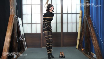 【试炼工作室】表妹的好奇心（开工作室被表妹发现硬是要来体验）鼻勾+蒙眼+马具口球+直臂+股绳+并腿踮脚+强制仰头+超多口水+后悔嚎叫