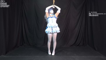 【莉雅】coser绑架案-花嫁蕾姆 cosplay/白丝/剧情/DID/丝袜堵嘴/挣扎